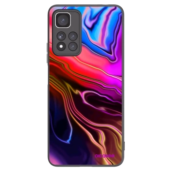 Picasee Μαύρη θήκη σιλικόνης για Xiaomi Redmi Note 11 Pro+ 5G - Electric