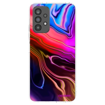 Picasee διαφανής θήκη σιλικόνης Samsung Galaxy A73 5G - Electric