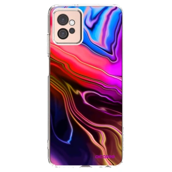 Picasee διαφανής θήκη σιλικόνης Motorola Moto G32 - Electric