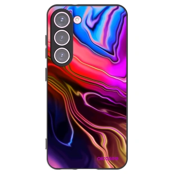 Picasee Μαύρη θήκη σιλικόνης για Samsung Galaxy S23 5G - Electric