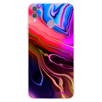 Picasee διαφανής θήκη σιλικόνης Honor 8X - Electric