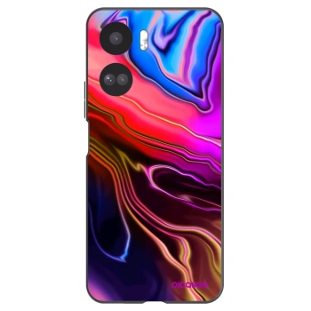 Picasee Μαύρη θήκη σιλικόνης για Honor 90 Lite 5G - Electric