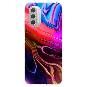 Picasee διαφανής θήκη σιλικόνης Motorola Moto G51 - Electric