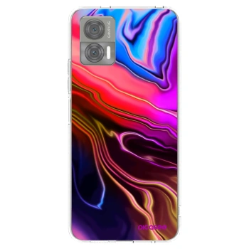 Picasee διαφανής θήκη σιλικόνης Motorola Edge 30 Neo - Electric