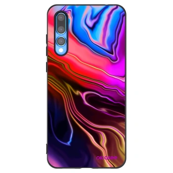 Picasee Μαύρη θήκη σιλικόνης για Huawei P20 Pro - Electric