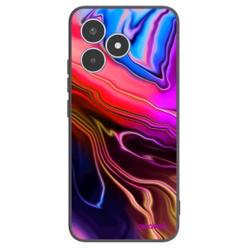 Picasee Μαύρη θήκη σιλικόνης για Realme C53 - Electric