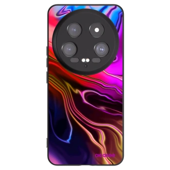 Picasee Μαύρη θήκη σιλικόνης για Xiaomi 14 Ultra - Electric