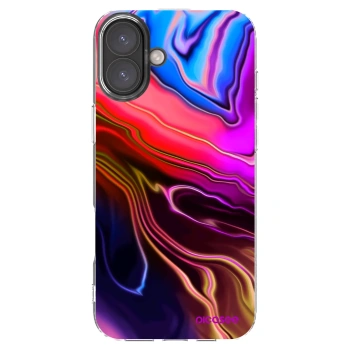 Picasee διαφανής θήκη σιλικόνης Apple iPhone 16 Plus - Electric