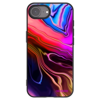 Picasee Μαύρη θήκη σιλικόνης για Apple iPhone 16e - Electric
