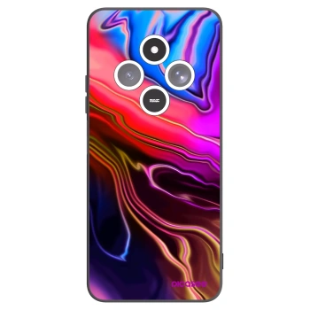 Picasee Μαύρη θήκη σιλικόνης για Xiaomi Redmi 14C - Electric