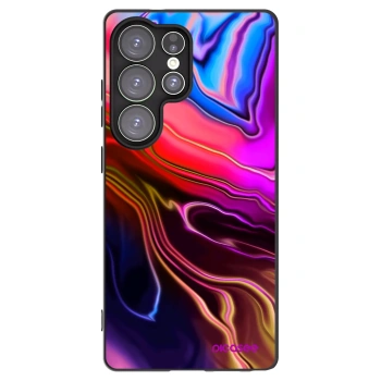 Picasee Μαύρη θήκη σιλικόνης για Samsung Galaxy S25 Ultra 5G - Electric