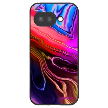 Picasee Μαύρη θήκη σιλικόνης για Google Pixel 9a - Electric