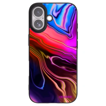 Picasee Μαύρη θήκη σιλικόνης για Apple iPhone 17 - Electric