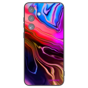 Picasee Μαύρη θήκη σιλικόνης για Samsung Galaxy S25 FE 5G - Electric