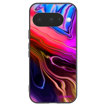Picasee Μαύρη θήκη σιλικόνης για Google Pixel 10 - Electric