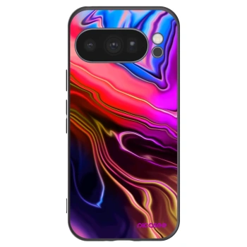 Picasee Μαύρη θήκη σιλικόνης για Google Pixel 10 Pro - Electric