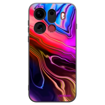 Picasee Μαύρη θήκη σιλικόνης για OPPO Find X9 Pro - Electric