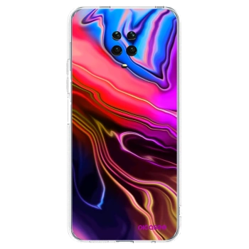 Picasee διαφανής θήκη σιλικόνης Xiaomi Redmi Note 9 Pro - Electric
