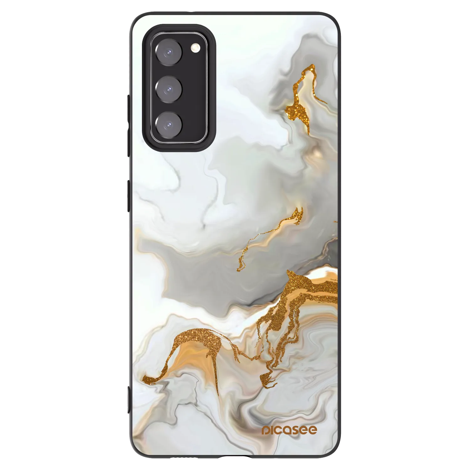Picasee Μαύρη θήκη σιλικόνης για Samsung Galaxy S20 FE - Her