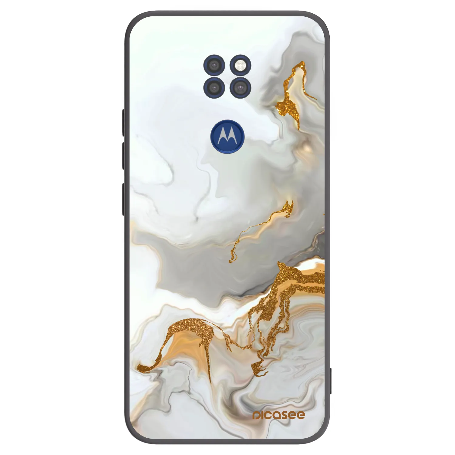 Picasee Μαύρη θήκη σιλικόνης για Motorola Moto G9 Play - Her