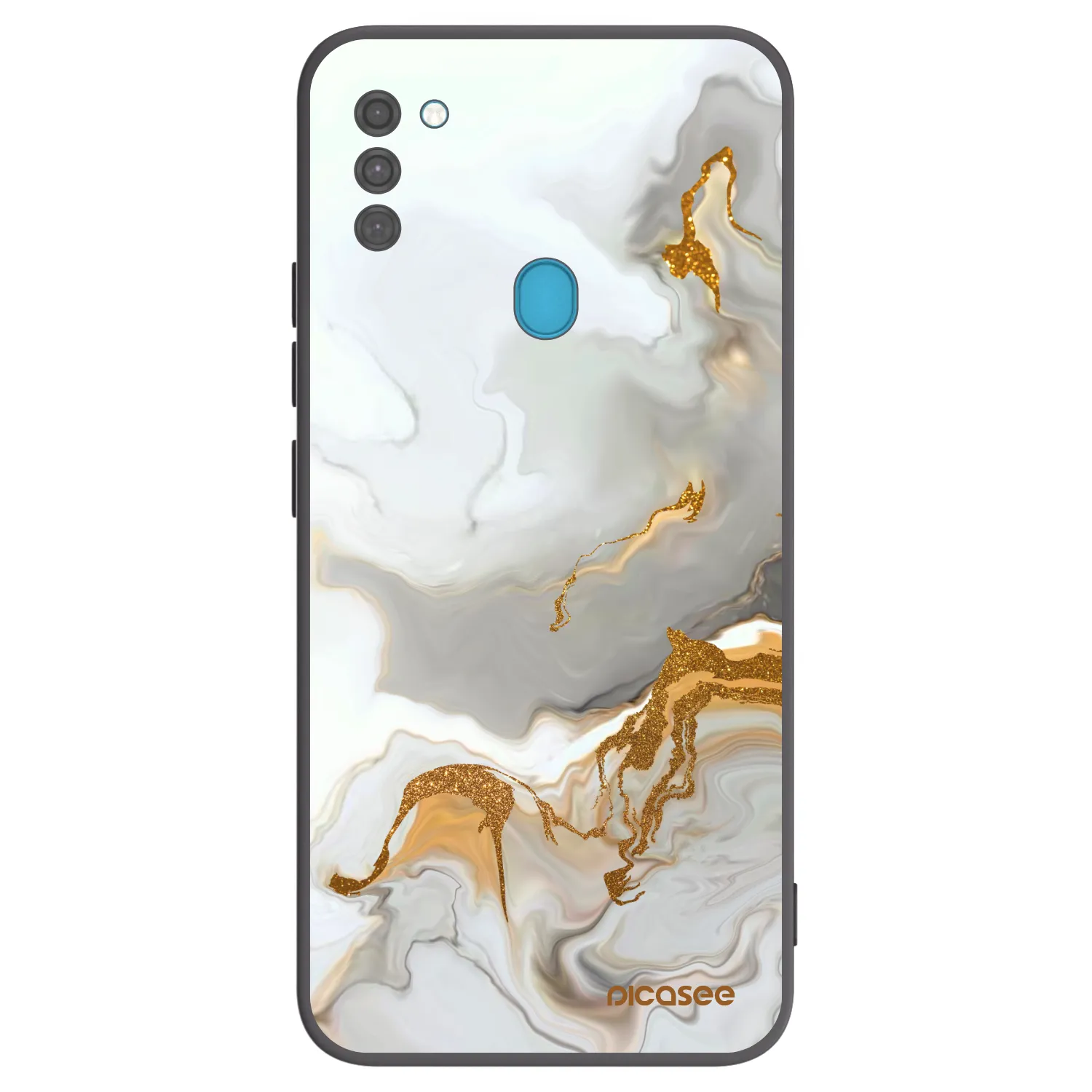 Picasee Μαύρη θήκη σιλικόνης για Samsung Galaxy M11 - Her