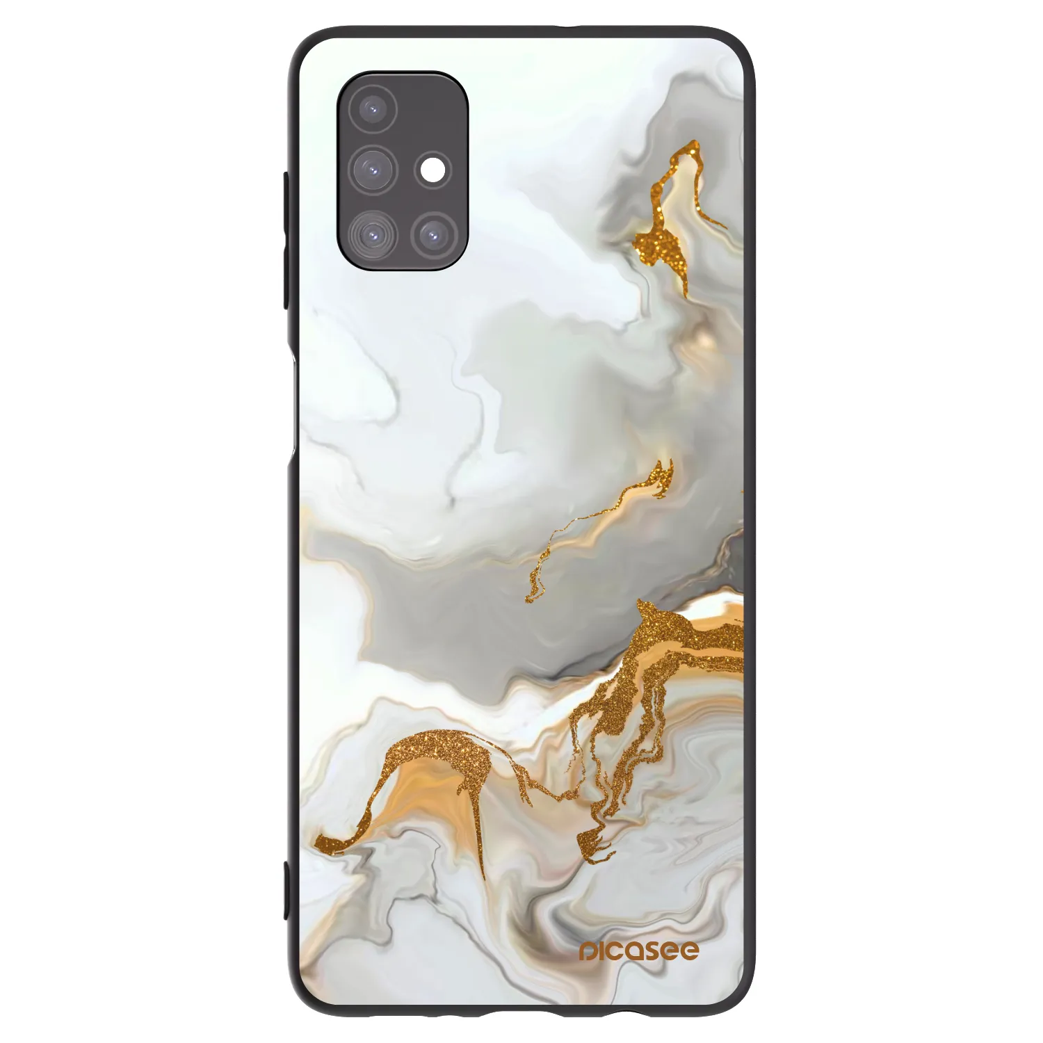 Picasee Μαύρη θήκη σιλικόνης για Samsung Galaxy M51 M515F - Her