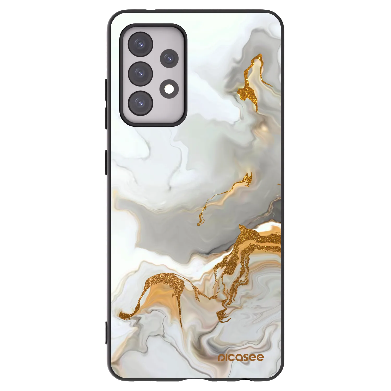 Picasee Μαύρη θήκη σιλικόνης για Samsung Galaxy A52 5G A525F - Her