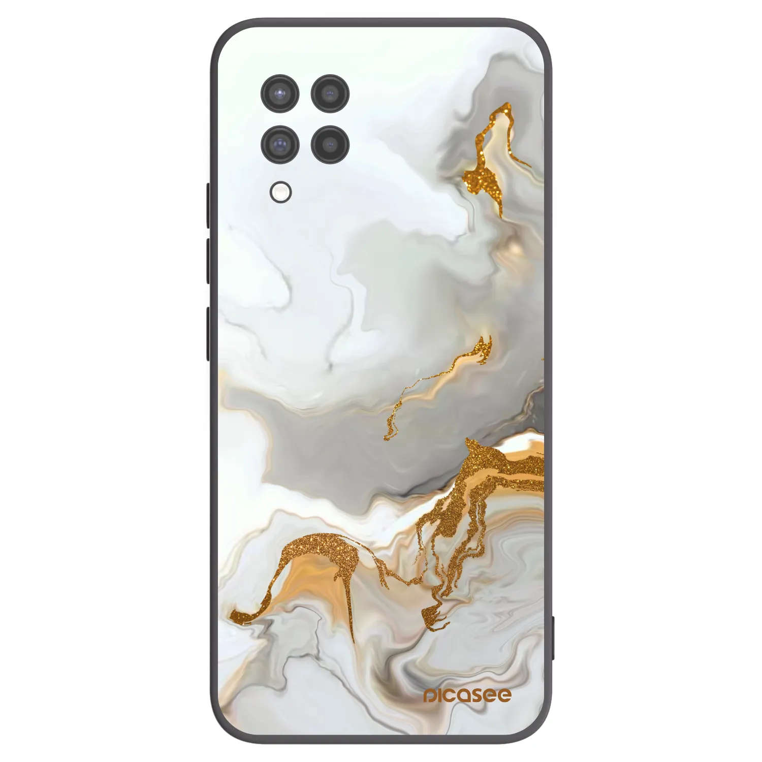Picasee Μαύρη θήκη σιλικόνης για Samsung Galaxy A42 A426B - Her