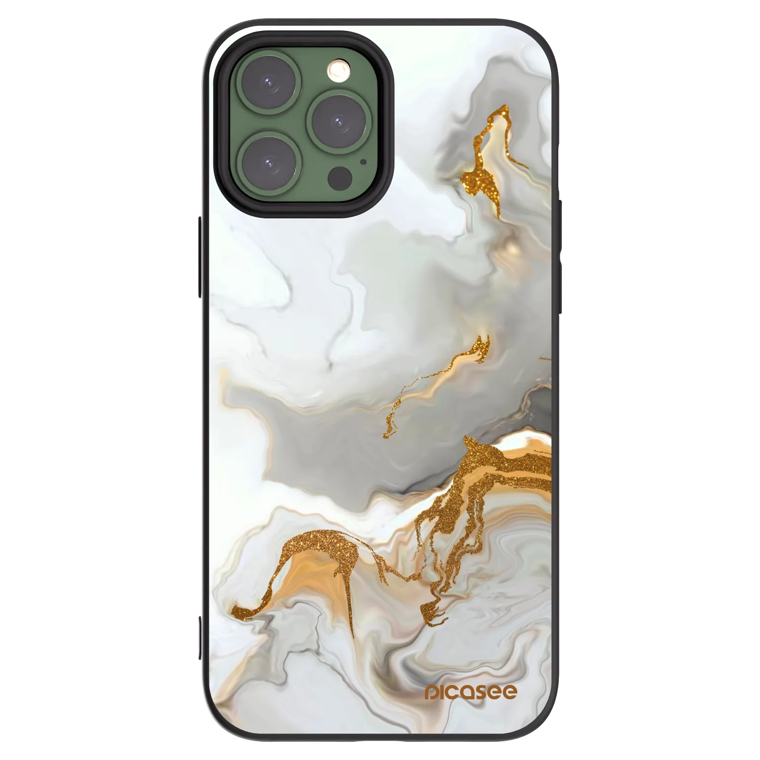 Picasee Μαύρη θήκη σιλικόνης για Apple iPhone 13 Pro Max - Her