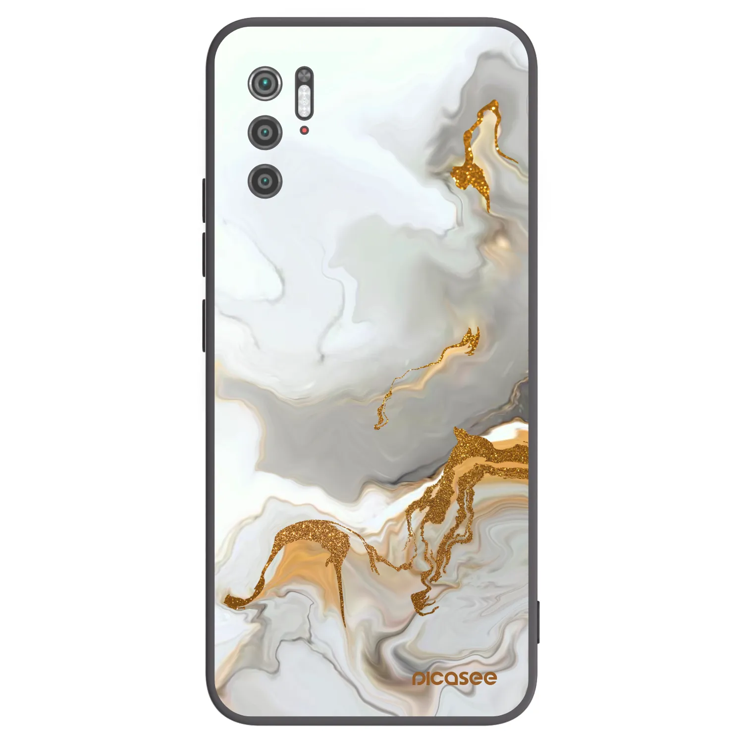 Picasee Μαύρη θήκη σιλικόνης για Xiaomi Poco M3 Pro 5G - Her