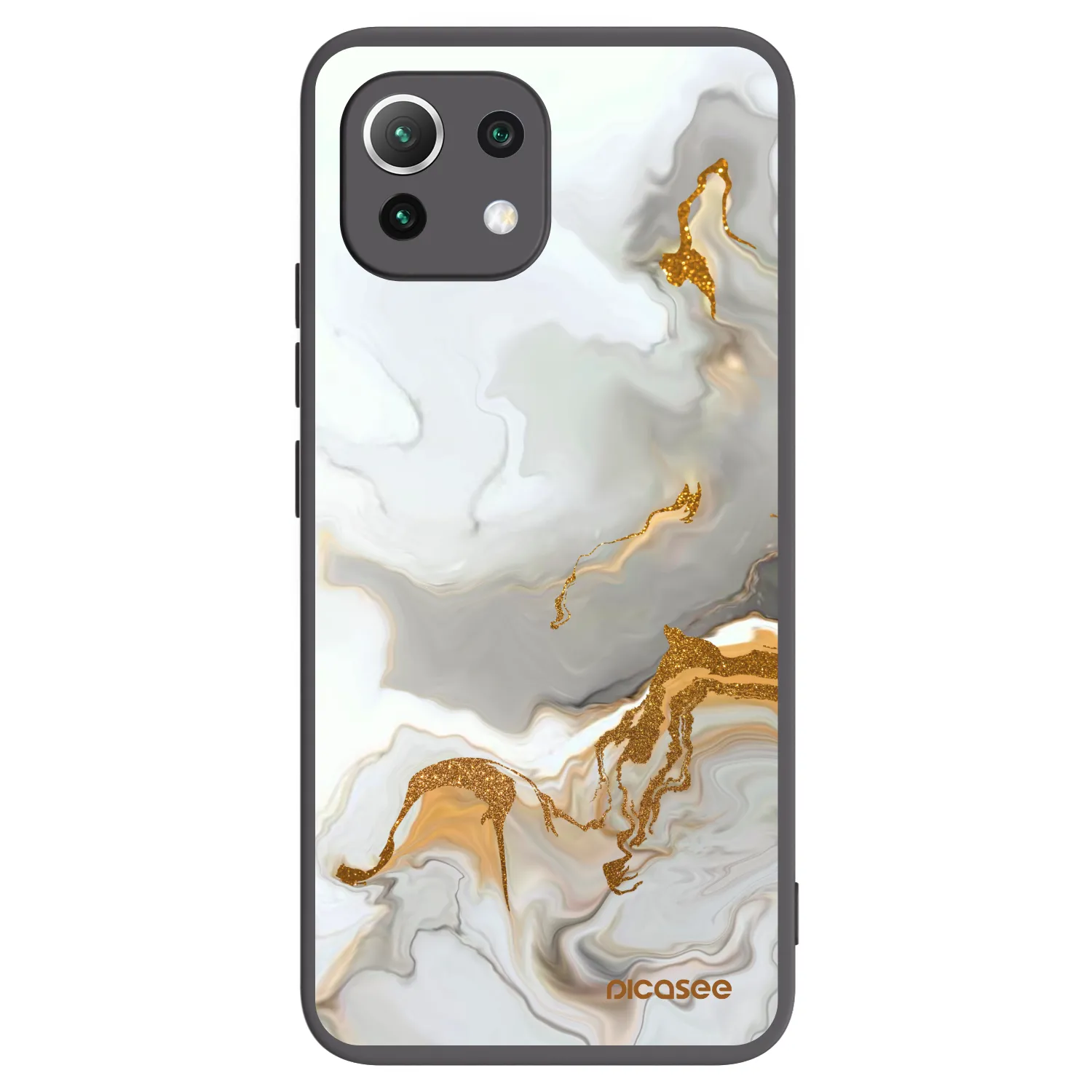 Picasee Μαύρη θήκη σιλικόνης για Xiaomi 11 Lite 5G NE - Her