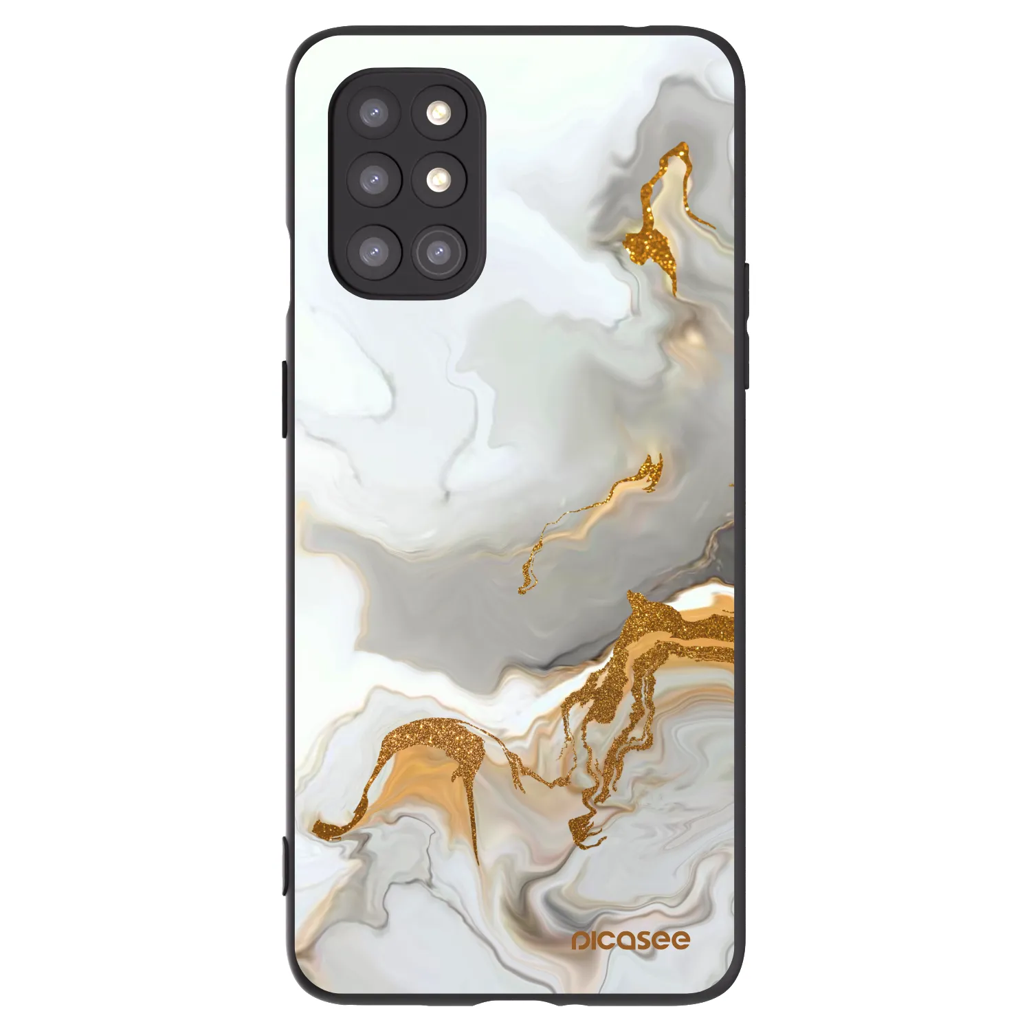 Picasee Μαύρη θήκη σιλικόνης για OnePlus 8T - Her