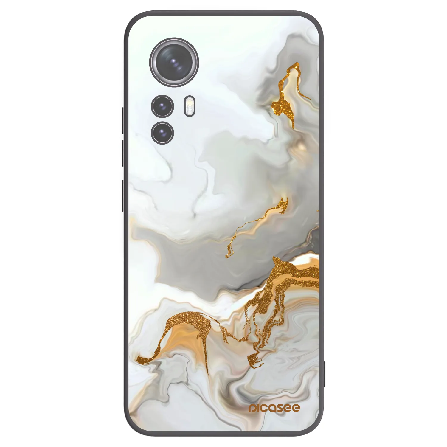 Picasee Μαύρη θήκη σιλικόνης για Xiaomi 12 - Her