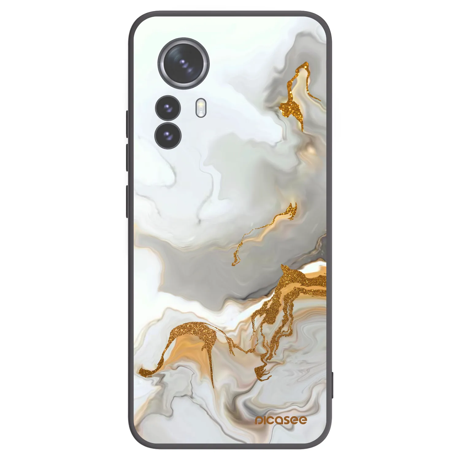 Picasee Μαύρη θήκη σιλικόνης για Xiaomi 12 Pro - Her