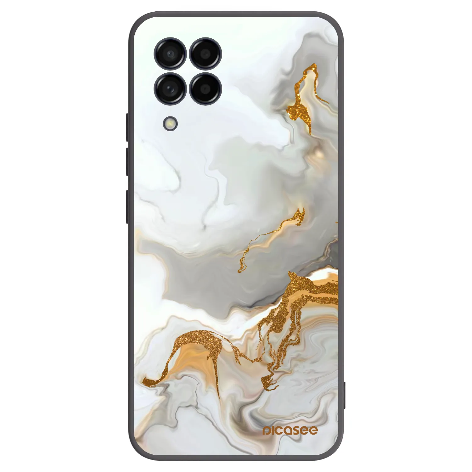 Picasee Μαύρη θήκη σιλικόνης για Samsung Galaxy M53 5G - Her