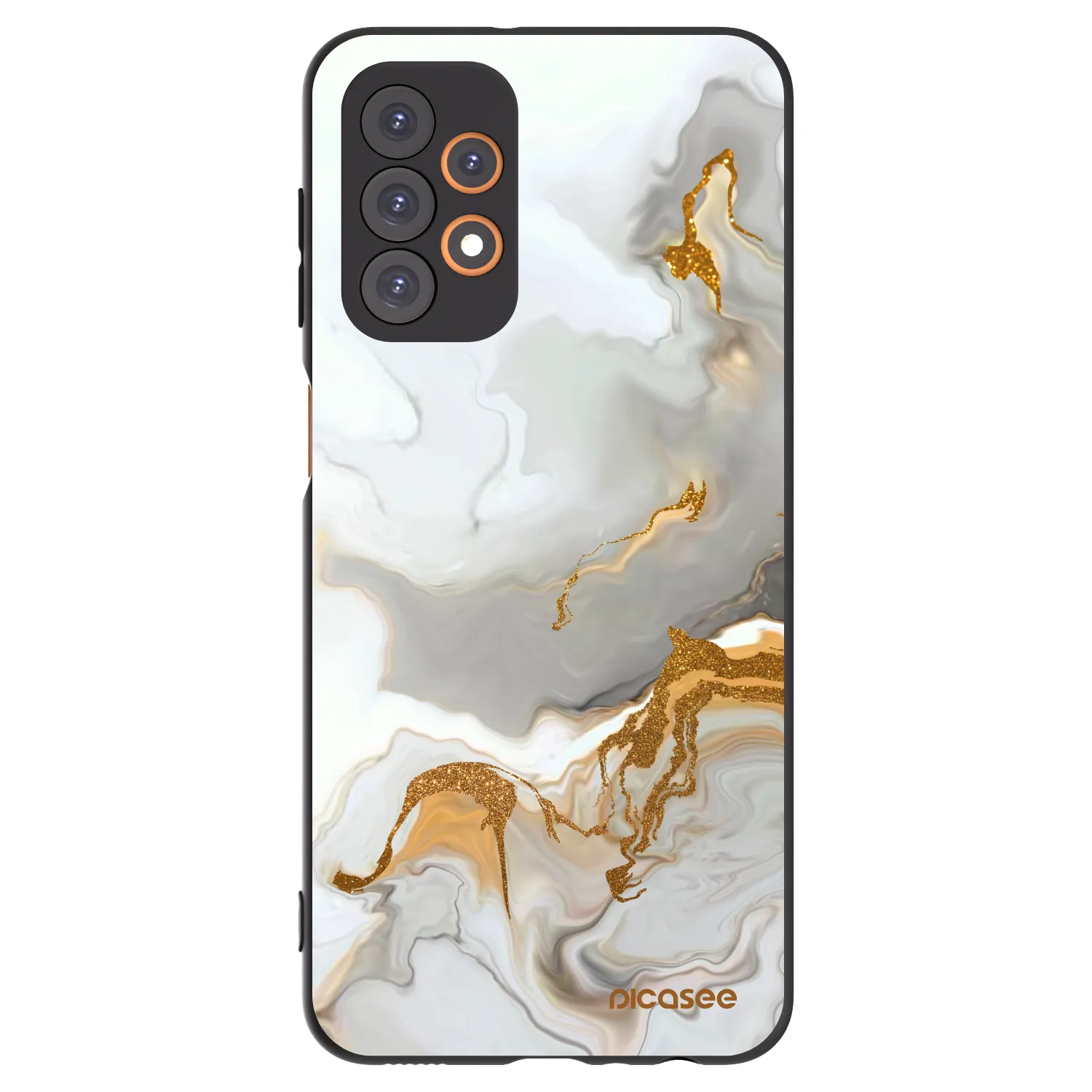 Picasee Μαύρη θήκη σιλικόνης για Samsung Galaxy A23 A235F 4G - Her