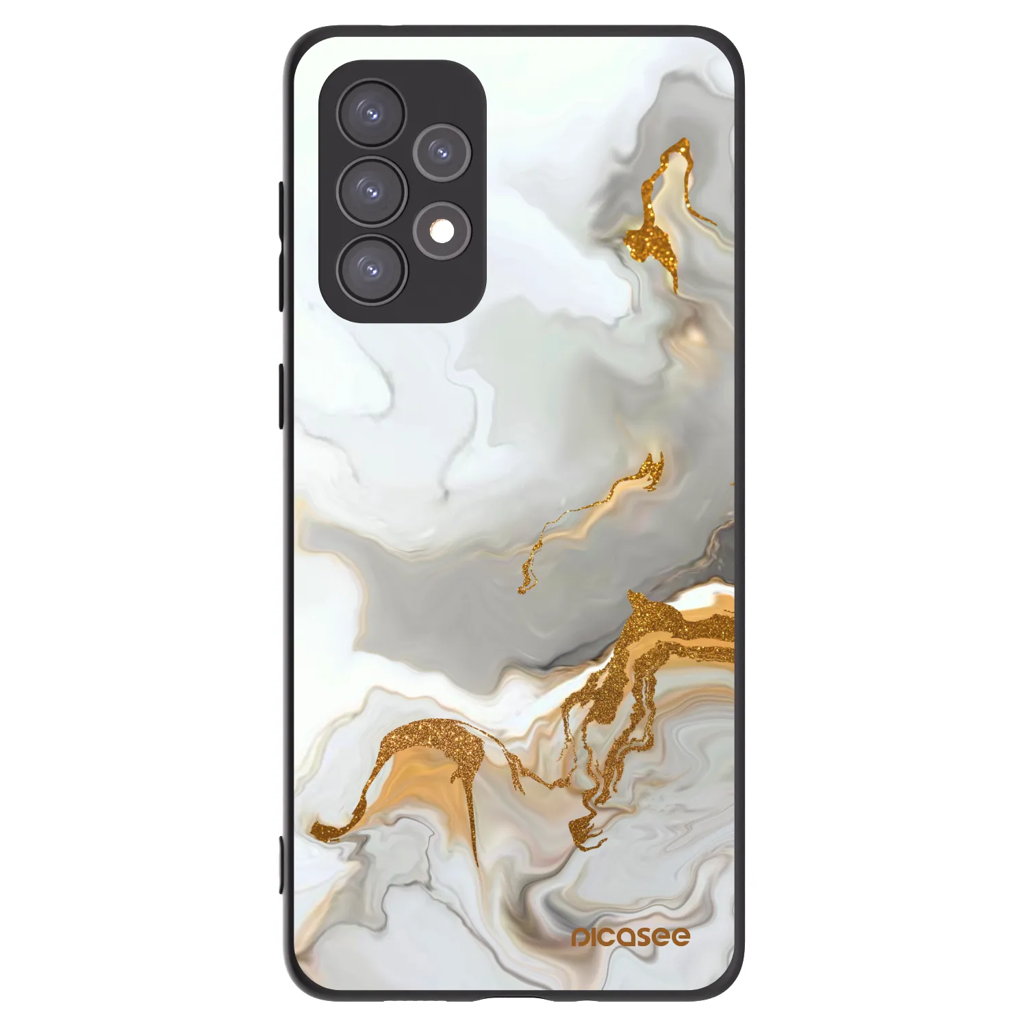 Picasee Μαύρη θήκη σιλικόνης για Samsung Galaxy A73 5G - Her