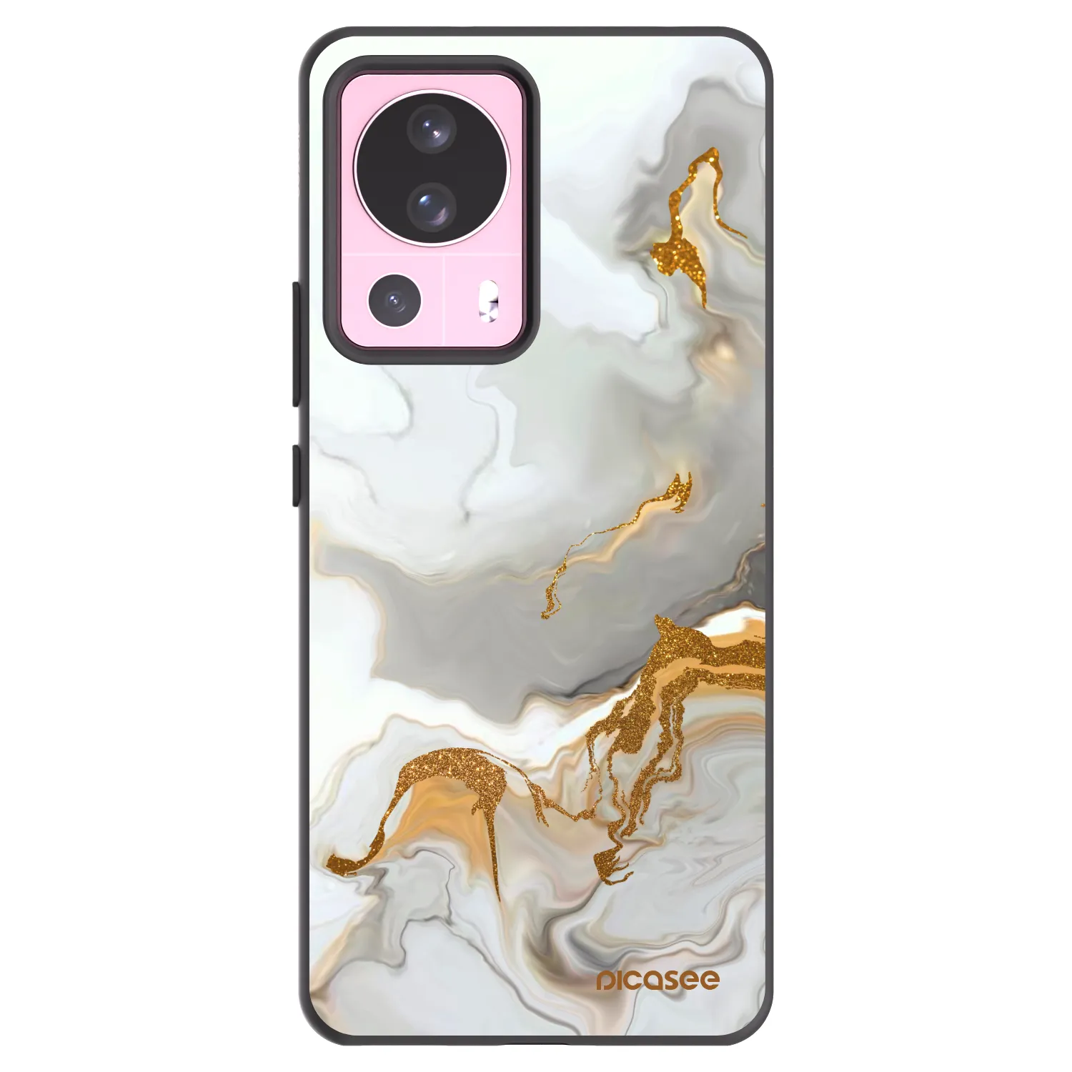 Picasee Μαύρη θήκη σιλικόνης για Xiaomi 13 Lite - Her