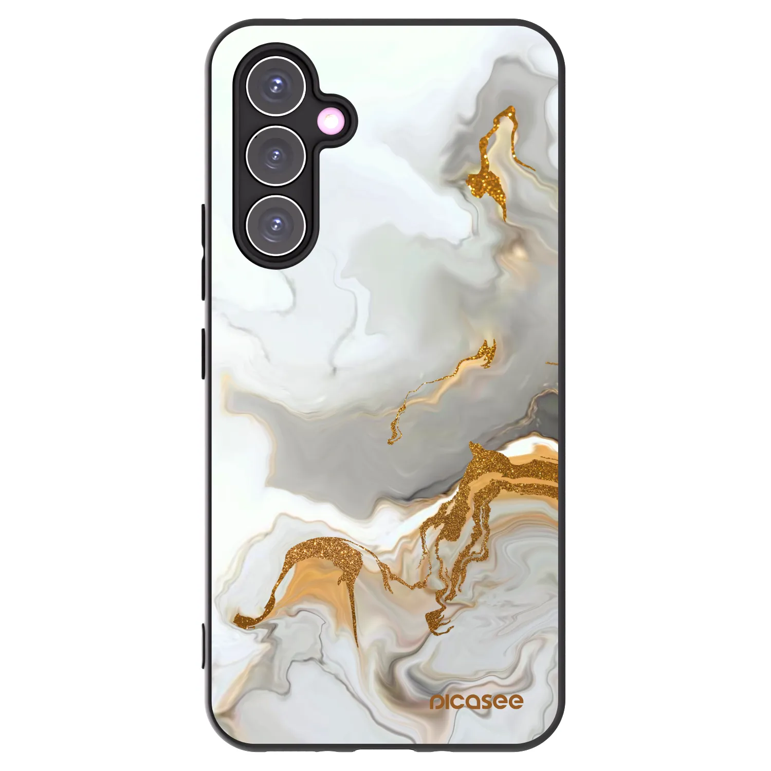 Picasee Μαύρη θήκη σιλικόνης για Samsung Galaxy A54 5G A546B - Her