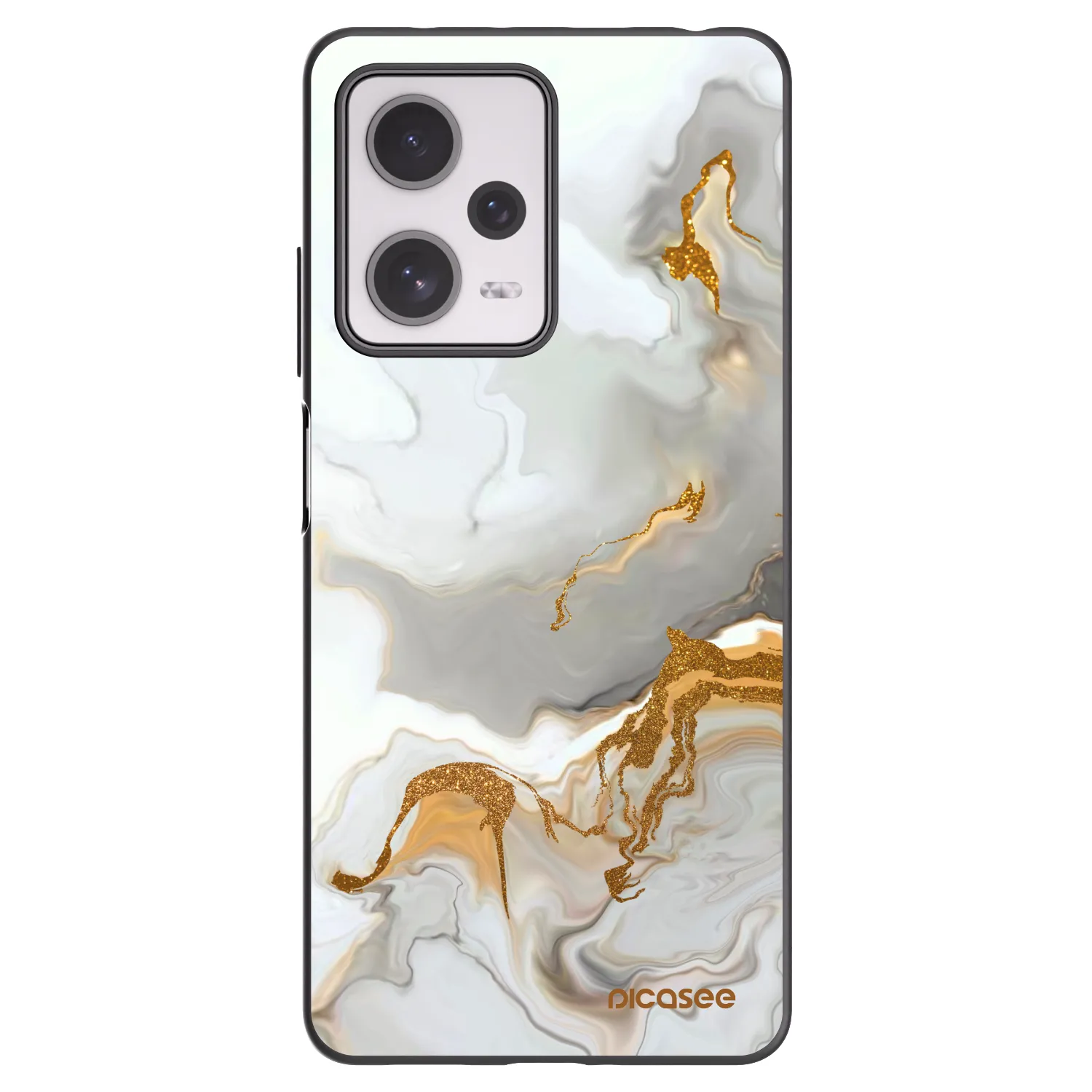 Picasee Μαύρη θήκη σιλικόνης για Xiaomi Redmi Note 12 Pro+ 5G - Her