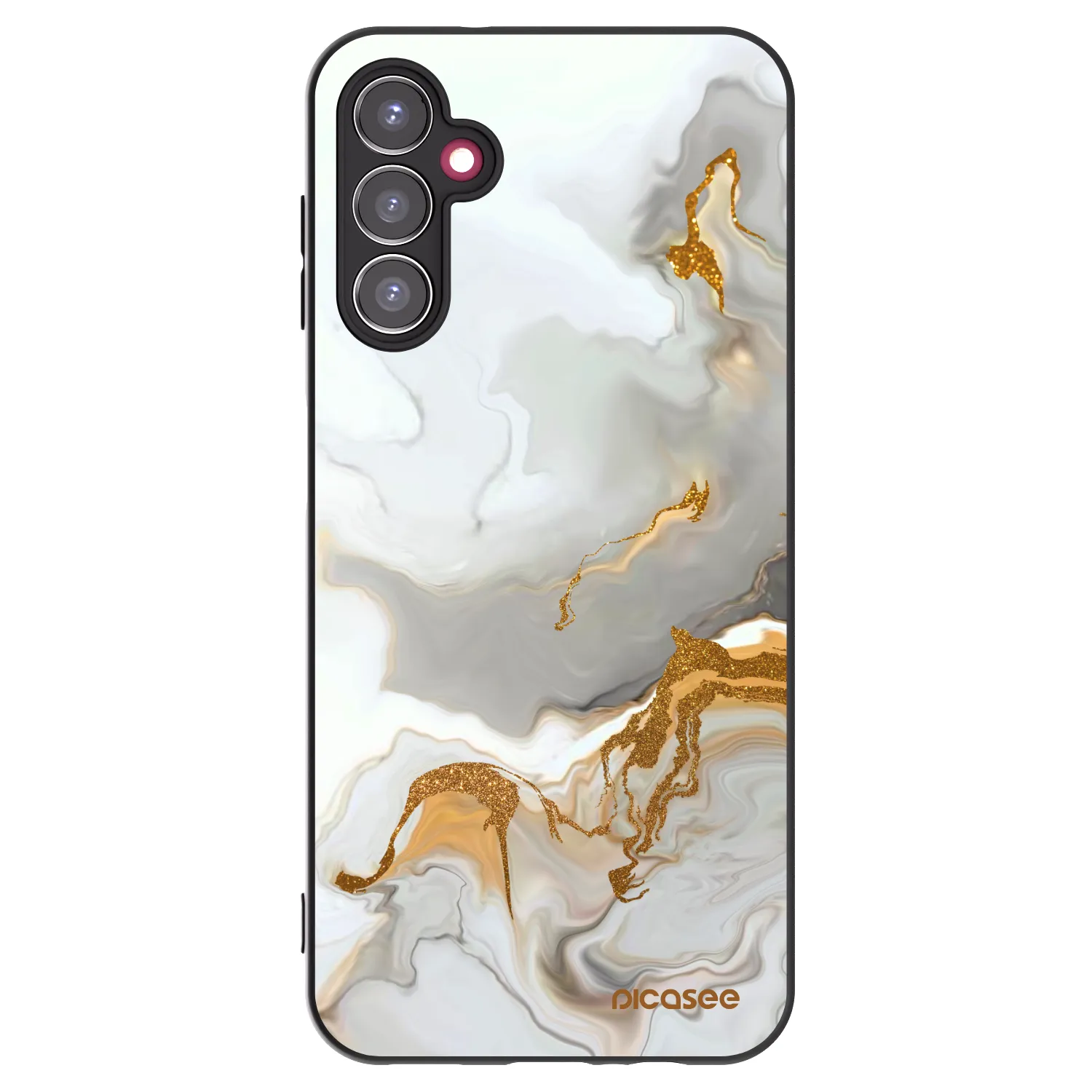 Picasee Μαύρη θήκη σιλικόνης για Samsung Galaxy A14 4G A145R - Her