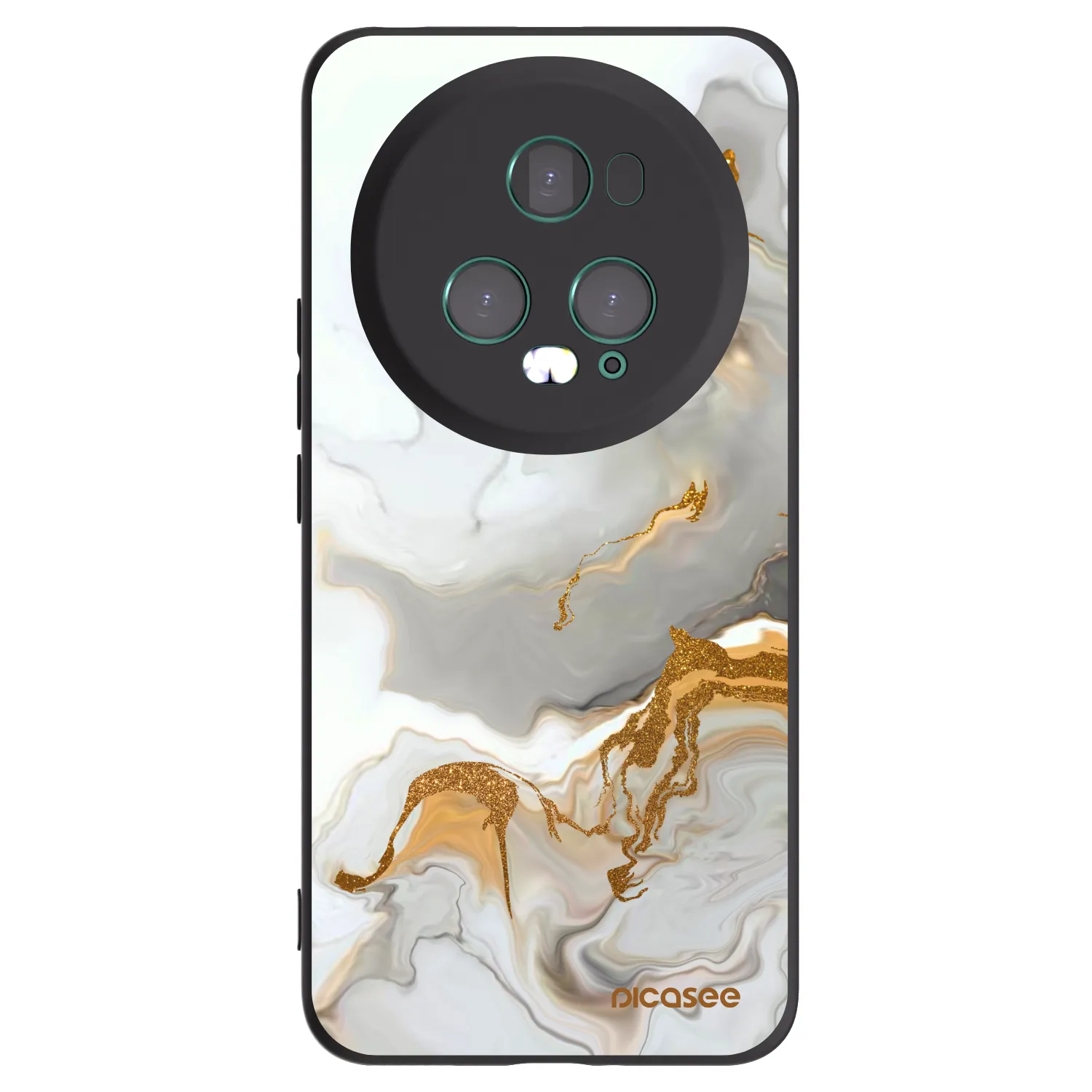 Picasee Μαύρη θήκη σιλικόνης για Honor Magic5 Pro - Her