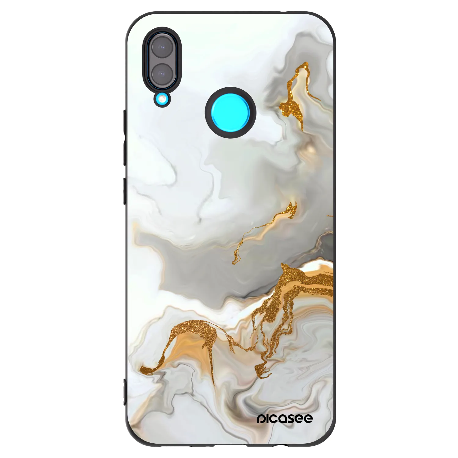 Picasee Μαύρη θήκη σιλικόνης για Huawei Nova 3i - Her