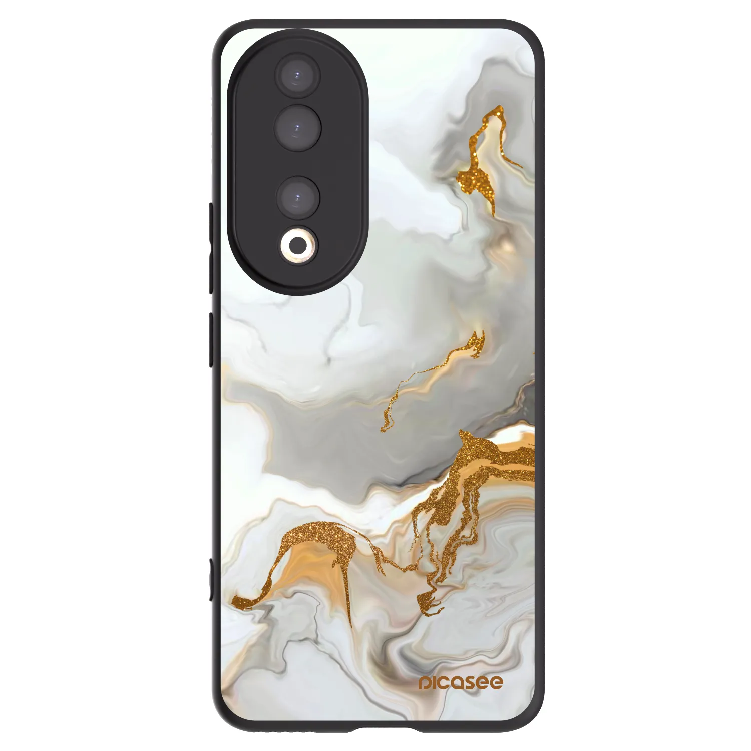 Picasee Μαύρη θήκη σιλικόνης για Honor 90 5G - Her