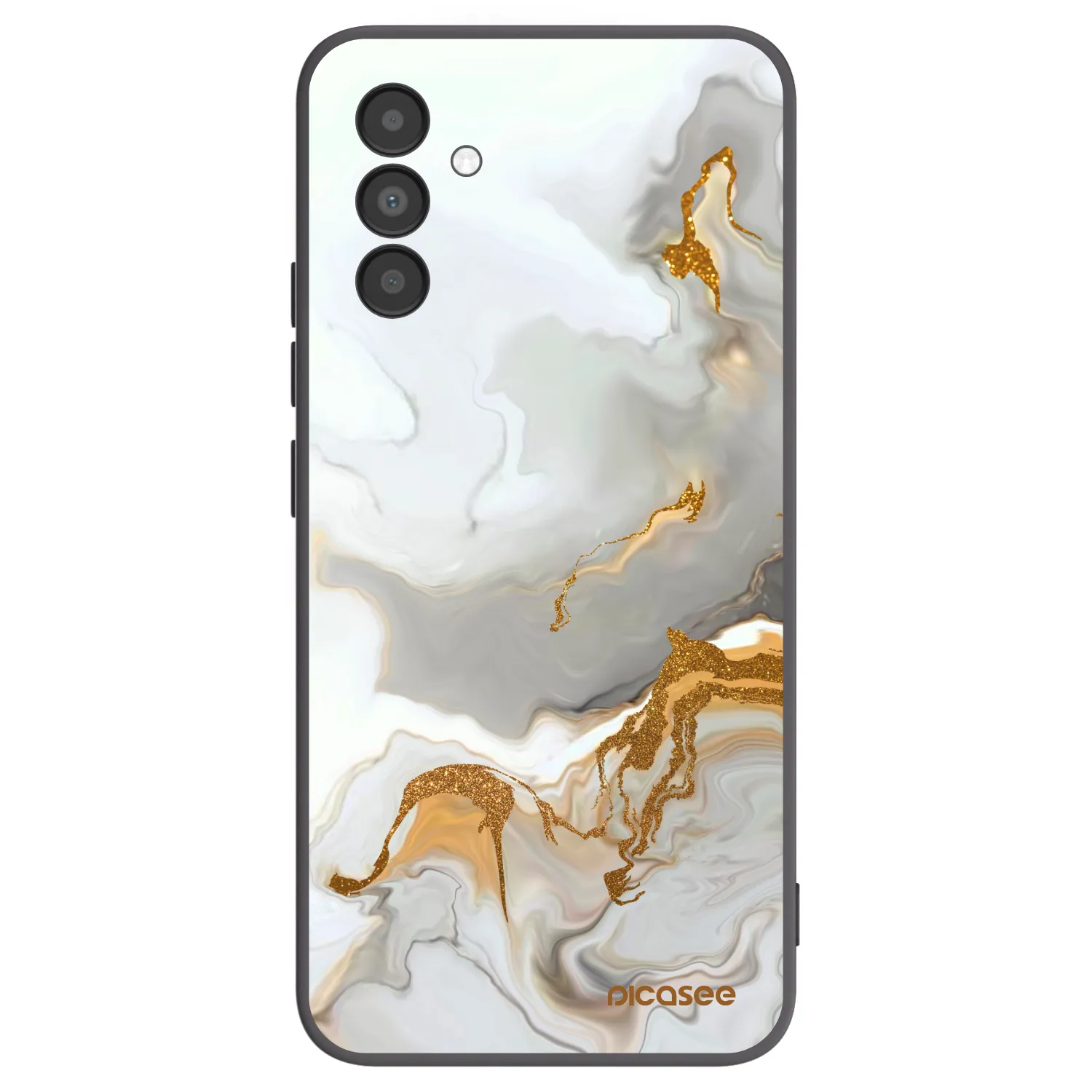 Picasee Μαύρη θήκη σιλικόνης για Samsung Galaxy A04s A047F - Her