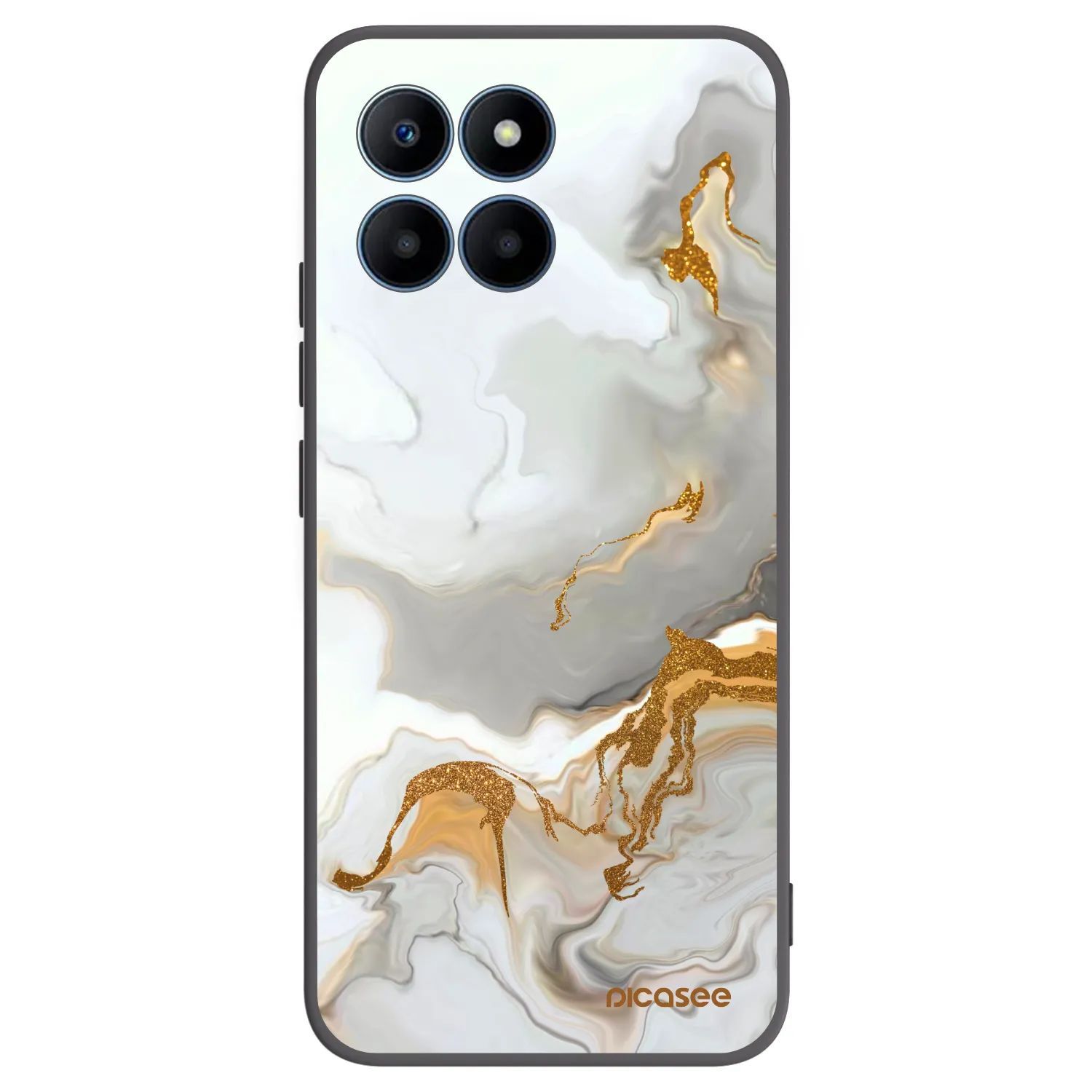 Picasee Μαύρη θήκη σιλικόνης για Honor 70 Lite - Her