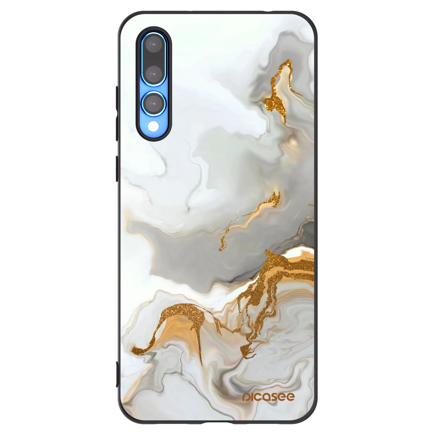Picasee Μαύρη θήκη σιλικόνης για Huawei P20 Pro - Her