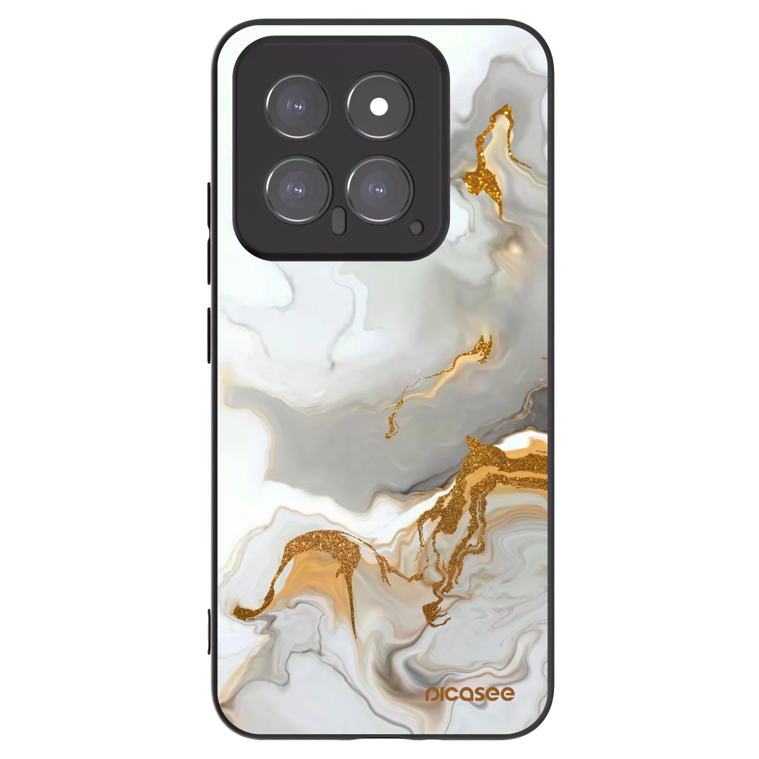 Picasee Μαύρη θήκη σιλικόνης για Xiaomi 14 - Her