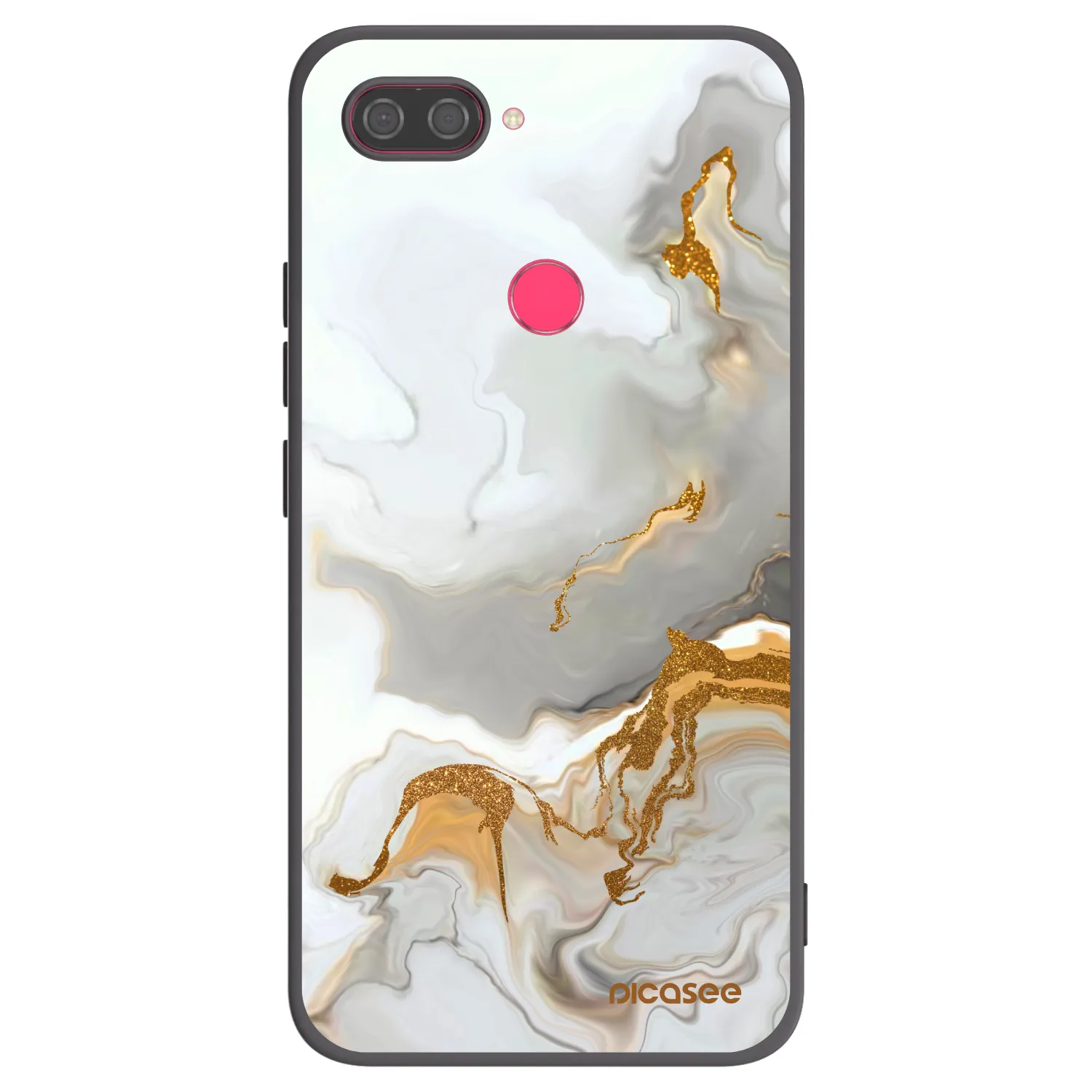 Picasee Μαύρη θήκη σιλικόνης για Xiaomi Mi 8 Lite - Her