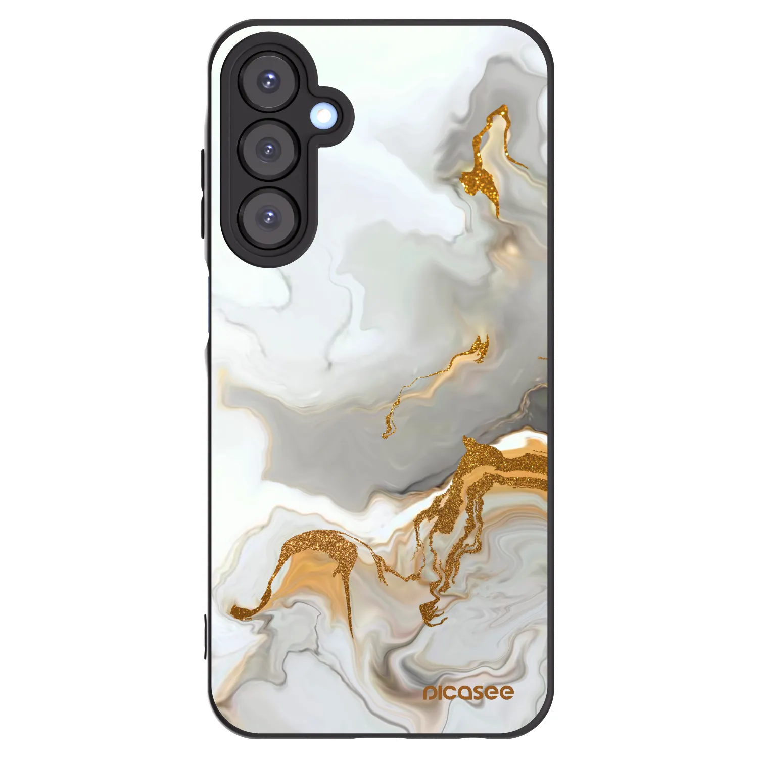 Picasee Μαύρη θήκη σιλικόνης για Samsung Galaxy A25 A256B 5G - Her